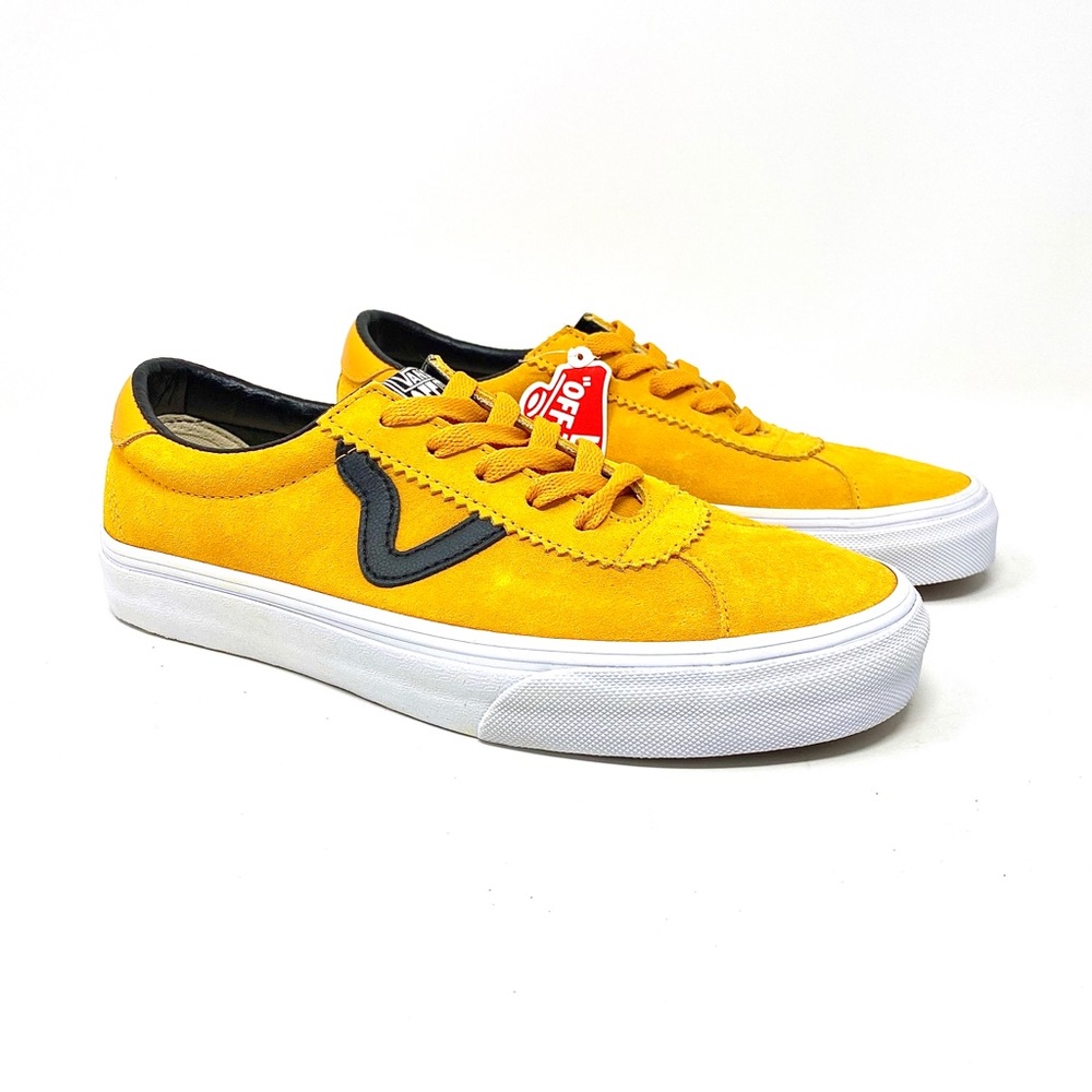 Vans Sport Vault Suede Sneakers Yellow Sz 8